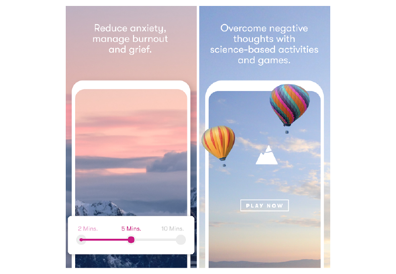 mental health app features