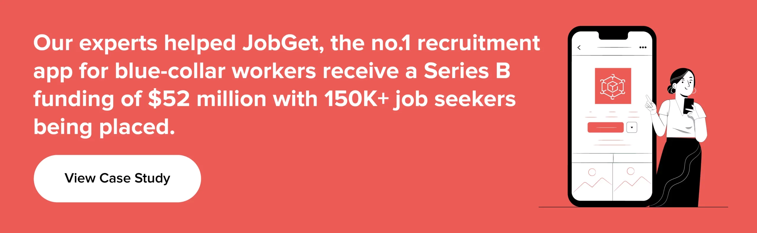 View case study how Our experts helped JobGet