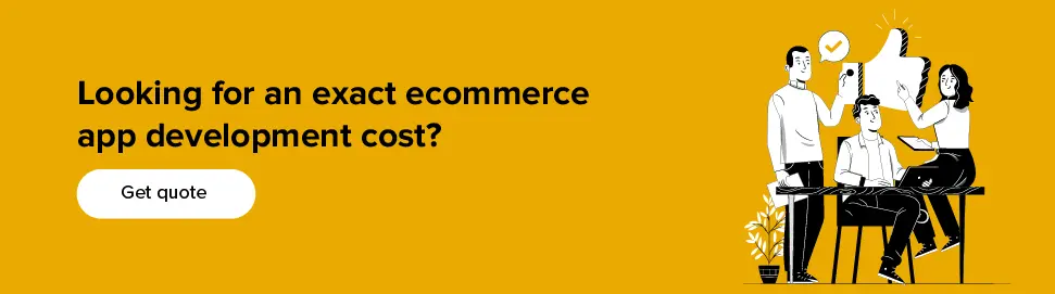 ecommerce app development cost