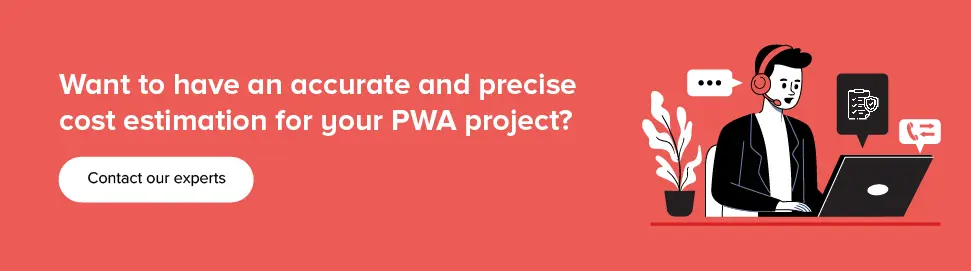 cost estimation for your PWA project