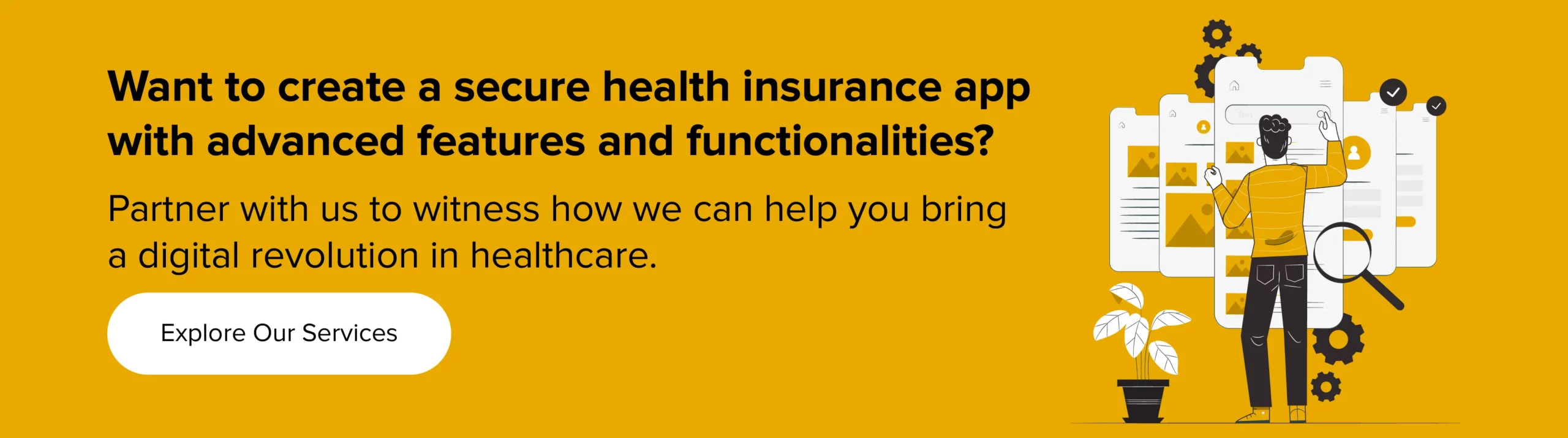 Create a secure health insurance app explore our services