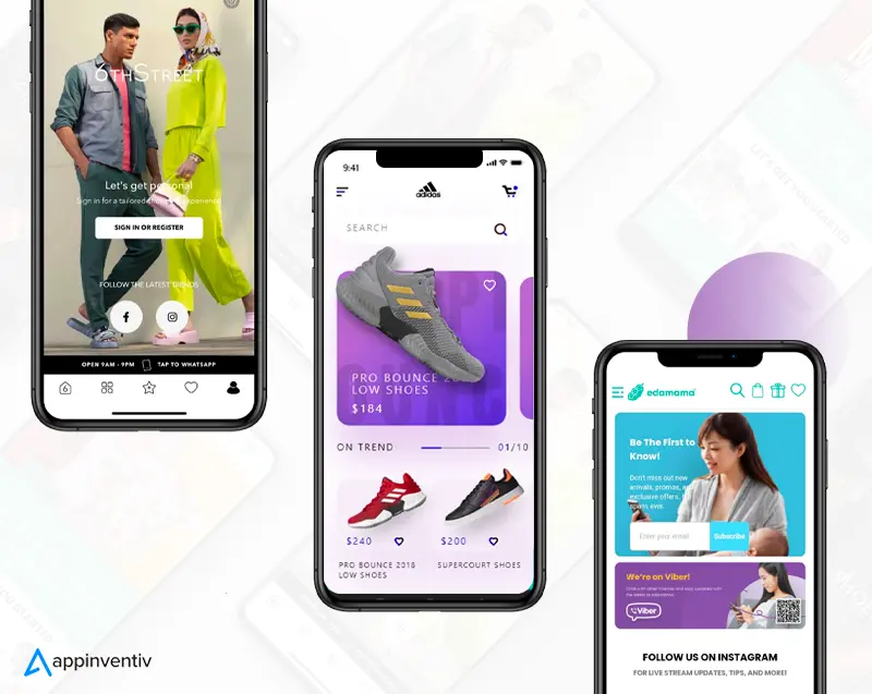 How does Appinventiv solve ecommerce pain points