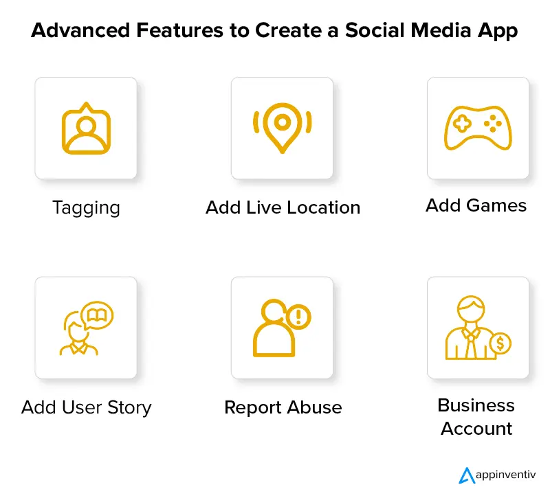 Advanced Features to Create a Social Media App