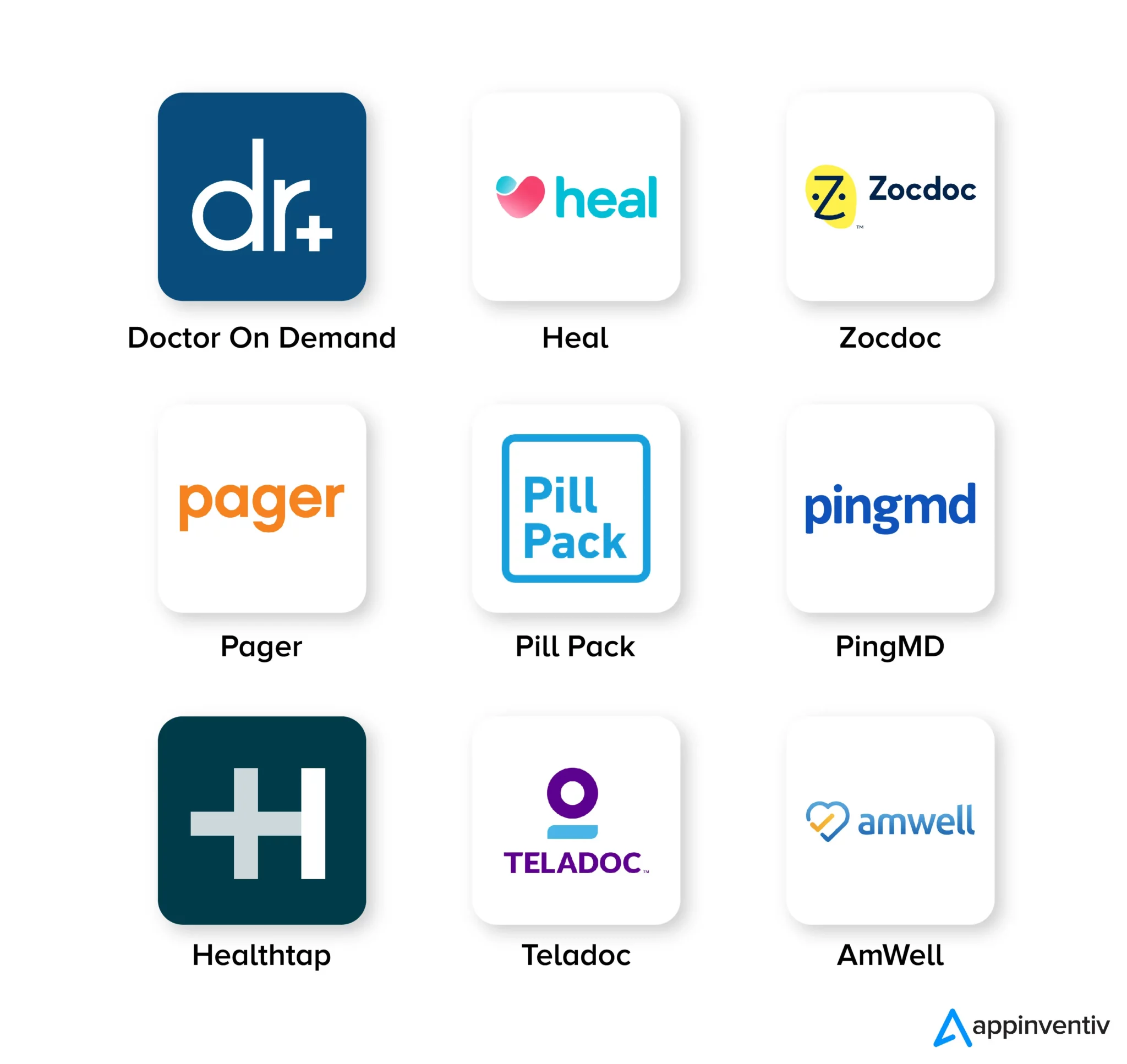 top examples of doctor-on-demand apps